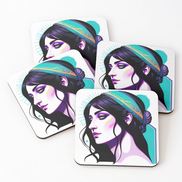 Item preview, Portrait of Oleanna Mythical Divine Ethereal Female designed and sold by Ardenley.