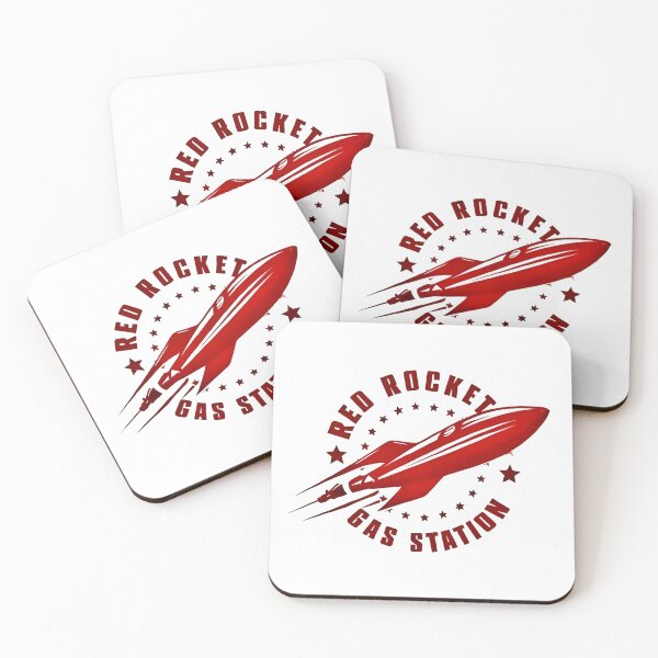 Item preview, Red rocket Gas station designed and sold by JeffriesArtCo.