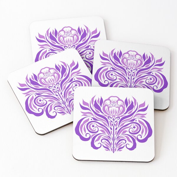 Item preview, Symmetrical Floral Pattern designed and sold by AneissPiaf.