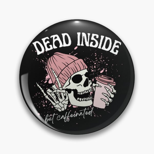 Artikelvorschau, Dread Inside But Caffeinated Lustiges Skelett Kaffeeliebhaber entworfen und verkauft von thebest-2studio.