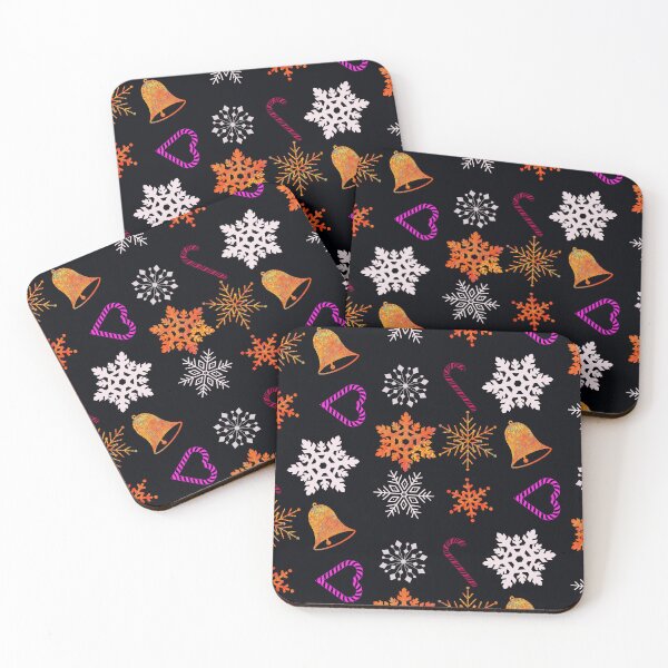 Item preview, Christmas Design Snowflakes Candy Canes, Christmas Bells Repeating Pattern designed and sold by Victoria Rose.