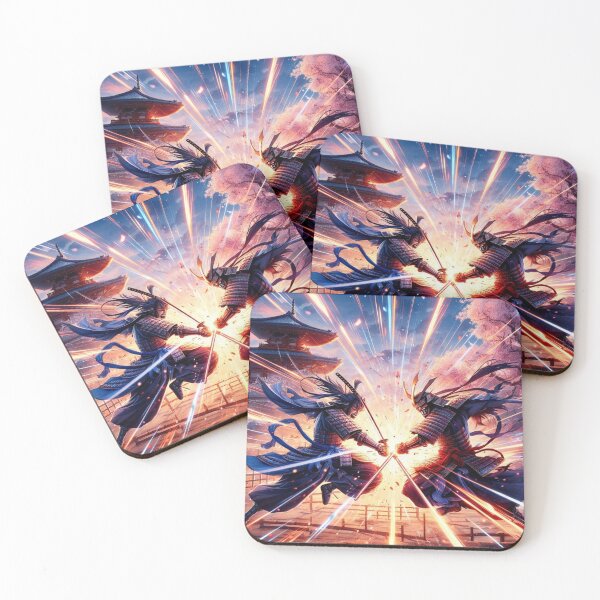 Item preview, A Clash of Samurai Duel at Dawn designed and sold by TeslaSt0re.