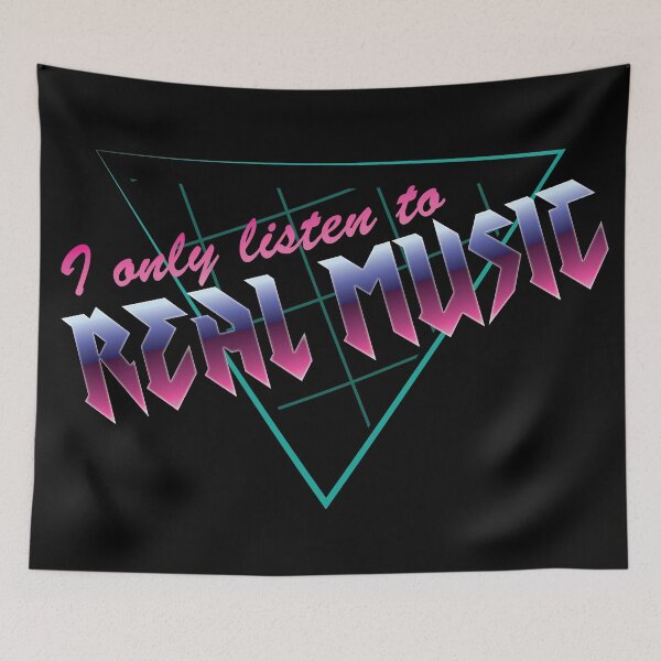 Item preview, I Only Listen to Real Music designed and sold by Alyson  Williamson.