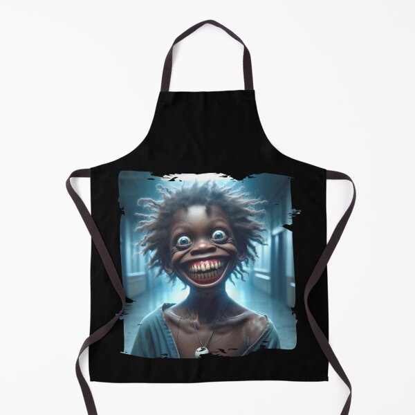 Item preview, Crazy Girl with Wild Grin and Mad Eyes designed and sold by Hungry-Murphy.