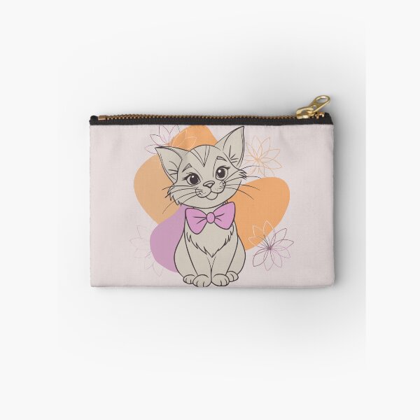 Item preview, cute floral cat lineart designed and sold by rlav123.