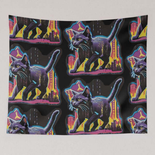 Item preview, Neon City Cat designed and sold by meaowclub.