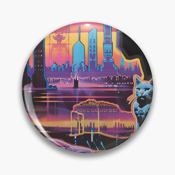 Item preview, Neon City Cat designed and sold by meaowclub.