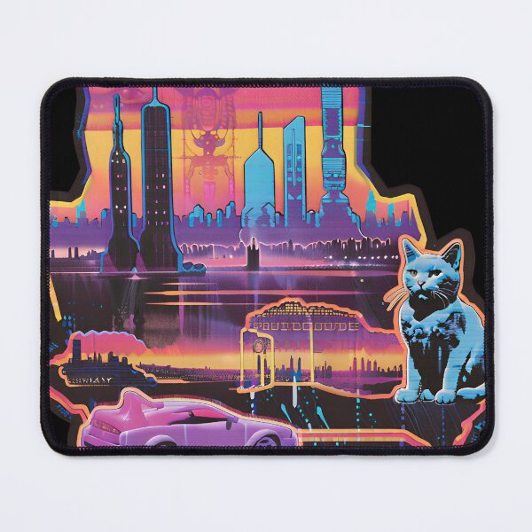 Item preview, Neon City Cat designed and sold by meaowclub.