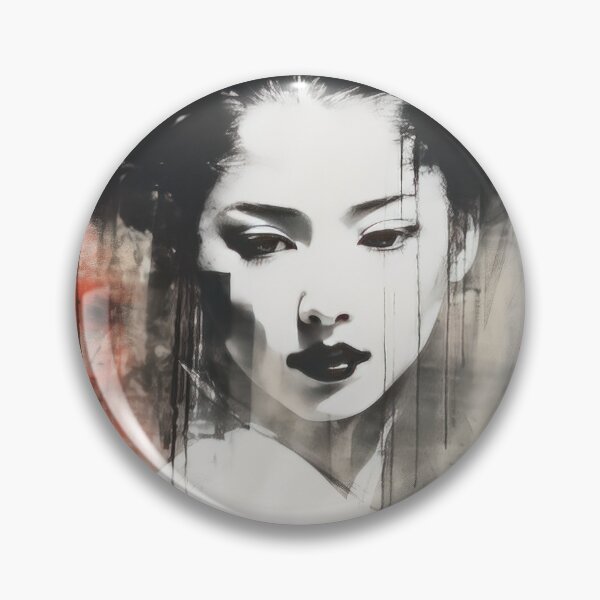 Item preview, Geisha Monotype  5 designed and sold by TinyRed SpiralArt.