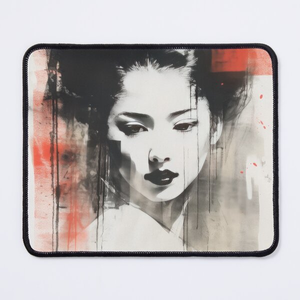 Item preview, Geisha Monotype  5 designed and sold by TinyRed SpiralArt.