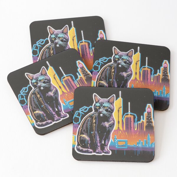 Item preview, Neon City Cat designed and sold by meaowclub.