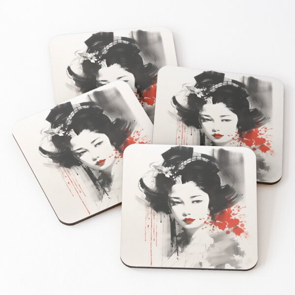 Item preview,  Geisha Monotype 6 designed and sold by TinyRed SpiralArt.