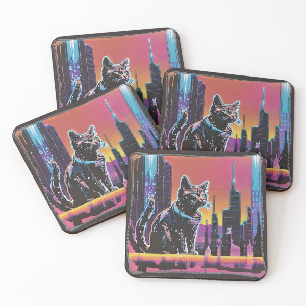 Item preview, Neon City Cat designed and sold by meaowclub.