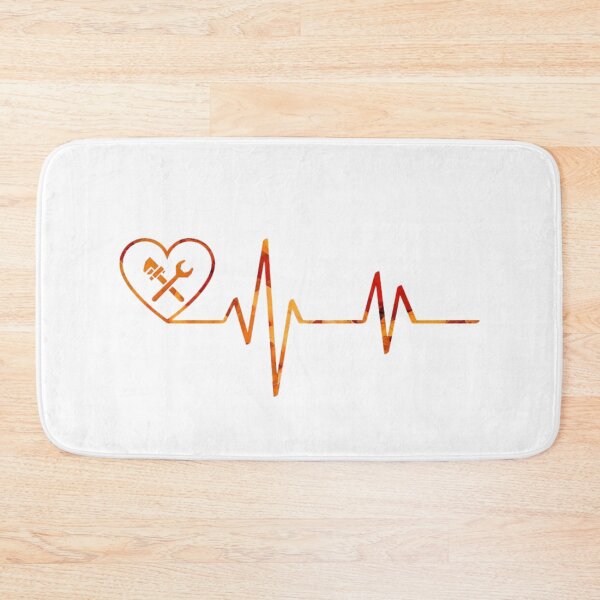 Item preview, Plumber heartbeat designed and sold by designemarket.