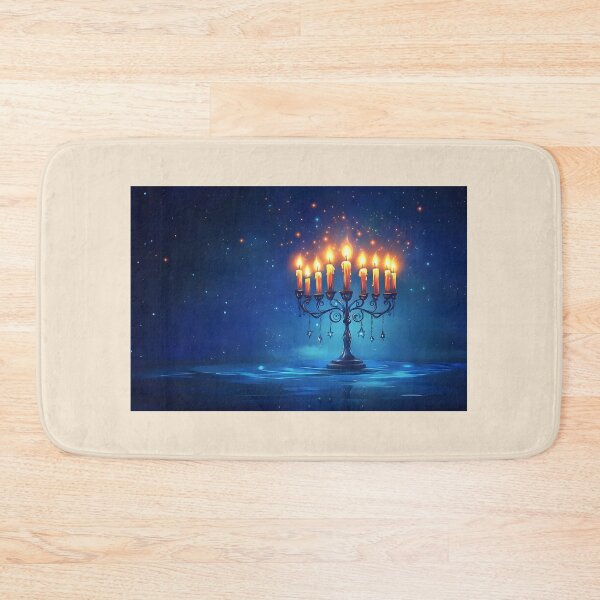 Item preview, Hanukkah Menorah Glow designed and sold by Alin Richard Iovănuț.