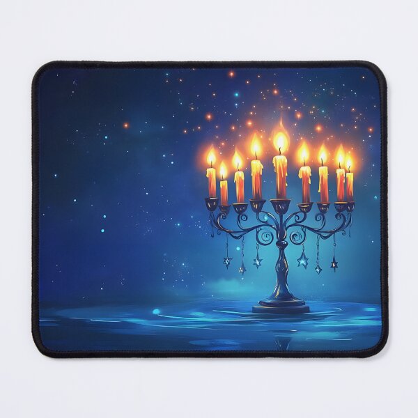 Item preview, Hanukkah Menorah Glow designed and sold by Alin Richard Iovănuț.