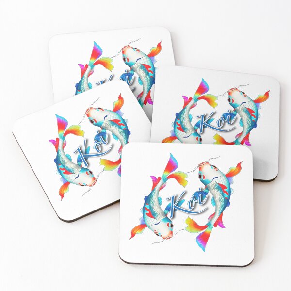 Item preview, Colourful koi designed and sold by Glenbobagins.