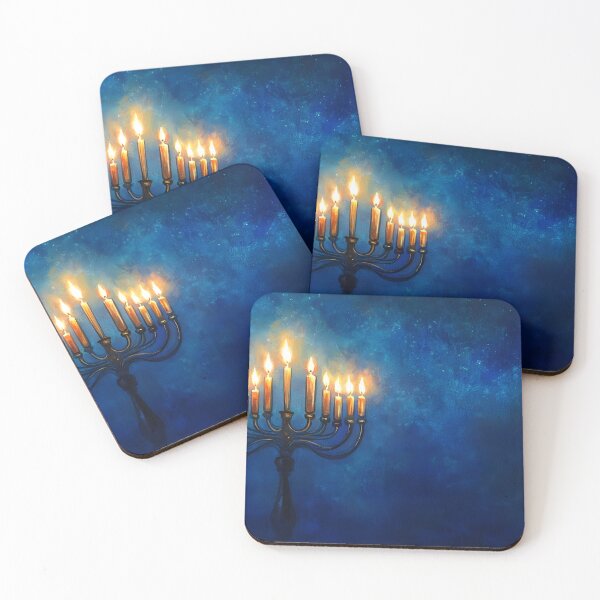 Item preview, Hanukkah Menorah Glow designed and sold by Alin Richard Iovănuț.