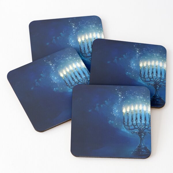 Item preview, Hanukkah Menorah Glow designed and sold by Alin Richard Iovănuț.