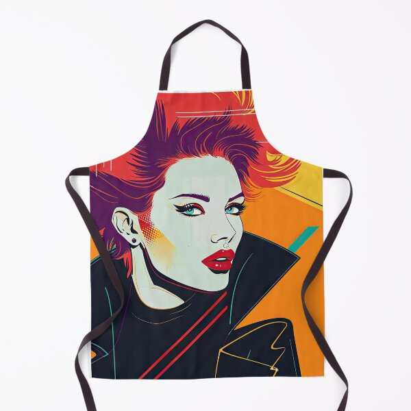 Item preview, Amber - Ode to Patrick Nagel designed and sold by TinyRed SpiralArt.