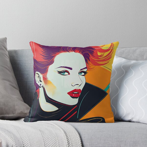 Artikelvorschau, Amber - Ode an Patrick Nagel entworfen und verkauft von TinyRed SpiralArt.