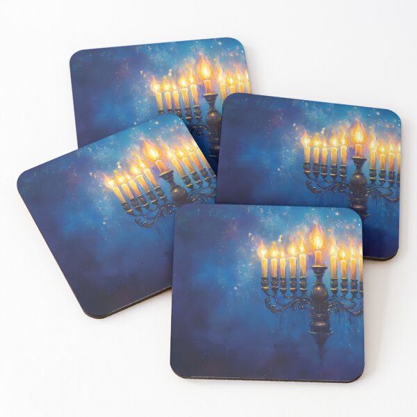 Item preview, Hanukkah Menorah Glow designed and sold by Alin Richard Iovănuț.