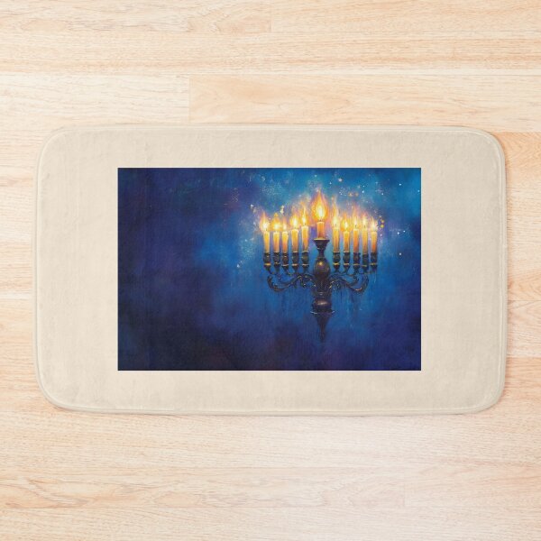 Item preview, Hanukkah Menorah Glow designed and sold by Alin Richard Iovănuț.