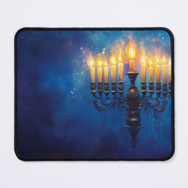 Item preview, Hanukkah Menorah Glow designed and sold by Alin Richard Iovănuț.