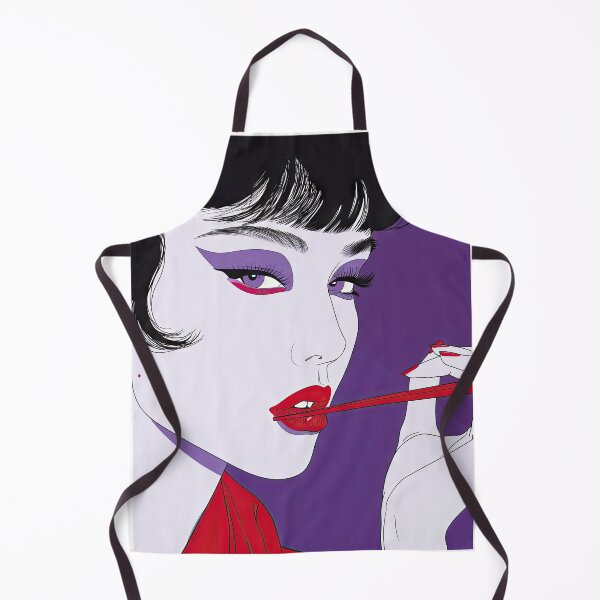 Item preview, Mei - Ode to Patrick Nagel designed and sold by TinyRed SpiralArt.
