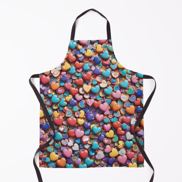 Item preview, Rainbow Heart Pattern designed and sold by Giftables.