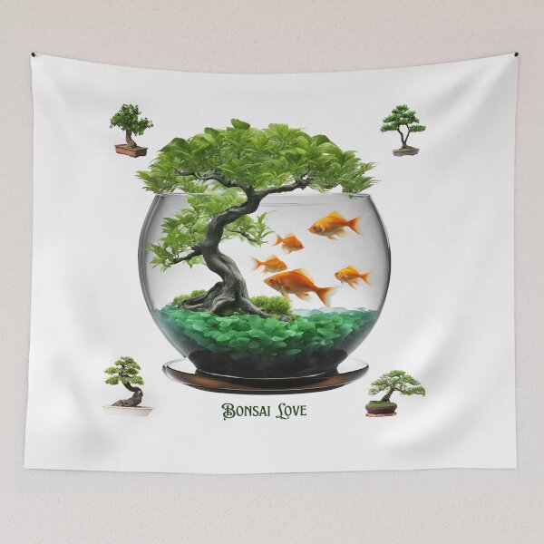 Item preview, Bonsai Love, I love bonsai trees, Bonsai Love designed and sold by Holzfrau-Swiss.