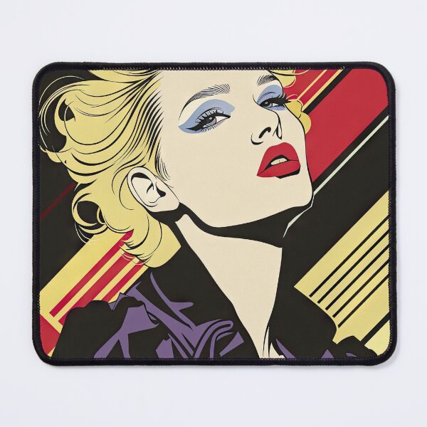 Item preview, Kim - Ode to Patrick Nagel designed and sold by TinyRed SpiralArt.