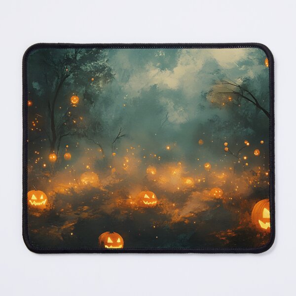 Item preview, Halloween Pumpkin Patch Glow designed and sold by Alin Richard Iovănuț.