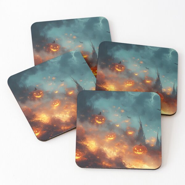 Item preview, Halloween Pumpkin Patch Glow designed and sold by Alin Richard Iovănuț.