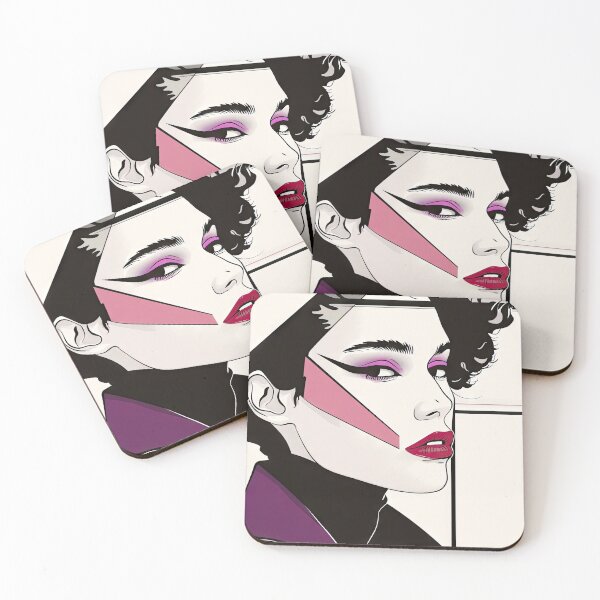 Item preview, Nikki - Ode to Patrick Nagel designed and sold by TinyRed SpiralArt.