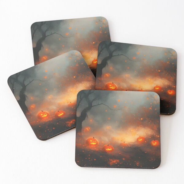Item preview, Halloween Pumpkin Patch Glow designed and sold by Alin Richard Iovănuț.