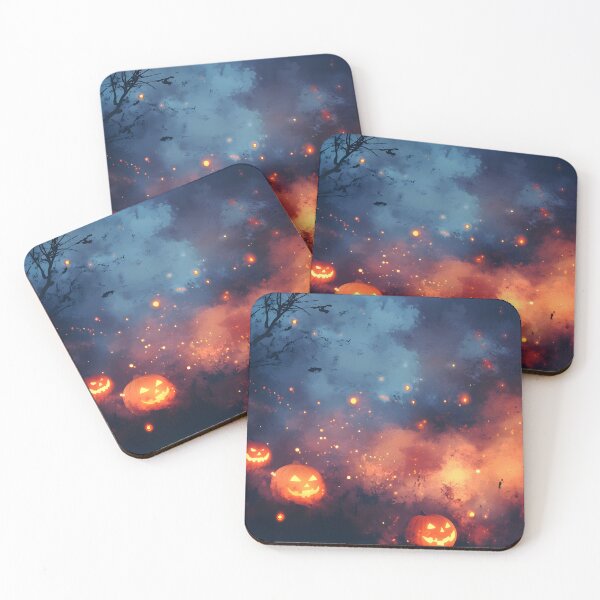 Item preview, Halloween Pumpkin Patch Glow designed and sold by Alin Richard Iovănuț.