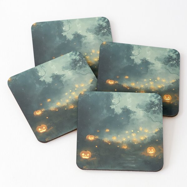 Item preview, Halloween Pumpkin Patch Glow designed and sold by Alin Richard Iovănuț.