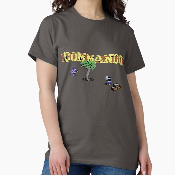 Vista previa del artículo con la obra «Comando para C64 y otras computadoras domésticas», diseñado y vendido por Nordwind.