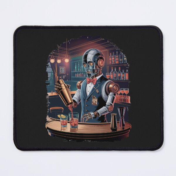 Item preview, Vintage Robot Bartender designed and sold by SignumShop.