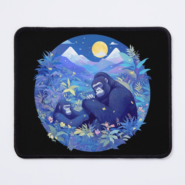 Item preview, Mountain Gorilla // endangered animals // Gorilla // Africa designed and sold by SMARTKIT DESIGNAGENCY.