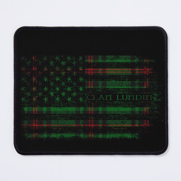 Item preview, Clan Lundin Scottish tartan US flag kilt Scotland designed and sold by Clan1093.