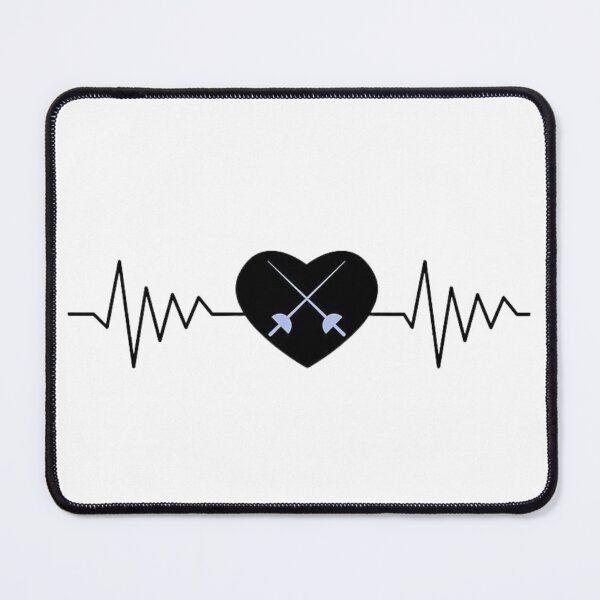 Item preview, Fencing Heartbeat designed and sold by designemarket.