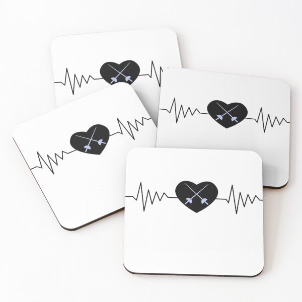 Item preview, Fencing Heartbeat designed and sold by designemarket.