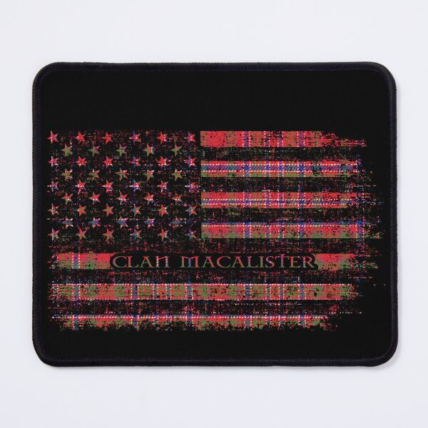 Item preview, Clan MacAlister Scottish tartan US flag kilt Scotland designed and sold by Clan1093.