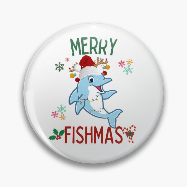Item preview, Merry Fishmas Funny Dolphin Lover designed and sold by thebest-2studio.