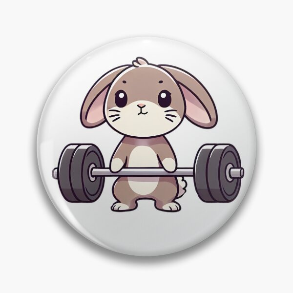 Item preview, Deadlifting Rabbit designed and sold by xyegor.