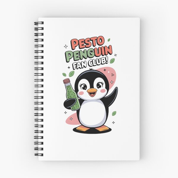 Item preview, Pesto Penguin Fan Club Pastel Minimalist Design designed and sold by zax454.