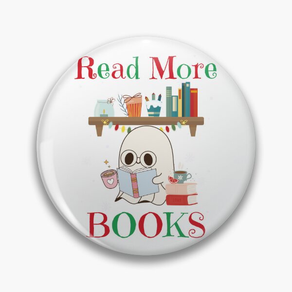 Item preview, Read More Books Funny Ghost Bookworm Halloween  designed and sold by thebest-2studio.