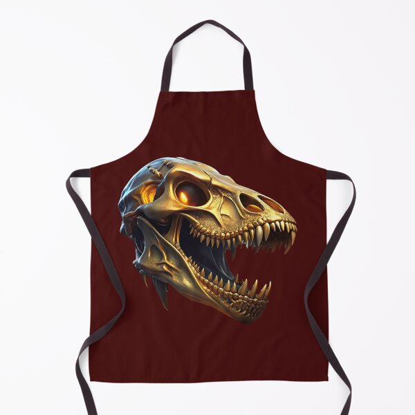 Item preview, gold dinosaur skull designed and sold by FINCAN1.